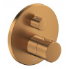 Duravit - Termostatická batéria pod omietku, na 2 spotrebiče, kefovaný bronz TH4200014004