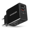 AXAGON ACU-QS24, QC & SMART nabíjačka do siete 24W, 2x port USB-A, QC3.0/AFC/FCP + 5V/1,2A Axagon