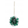 Vianočná ozdoba Madam Stoltz 10 cm EV.32579 tyrkysová ONE SIZE