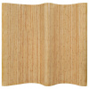 vidaXL Paraván z bambusu 250x165 cm, prírodný - Béžová - 98884-61065