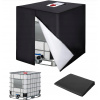 Kryt nádrže IBC Oxford tkanina 420D 120x116x100 cm ČIERNA VYPR