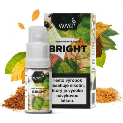 WAY to Vape liquid - Bright 10ml / 12mg