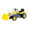 Dolu Veľký šliapací traktor s rýpadlom, žltý