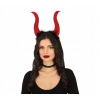 Čelenka Guirca 24203 rohy démona červeno-čierna