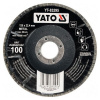 Yato Kotúč lamelový korundový 125 x 22,2 mm vypuklý brúsny P80