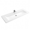 Villeroy & Boch Subway 2.0 Umývadlo nábytkové 130x47 cm, s prepadom, s otvormi na batériu, Ceramicplus, biela 7176D0R1