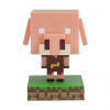 Dekorativní svítící plastová figurka Minecraft - Piglin (výška 12 cm)