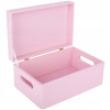 Úložný box s vekom ružová