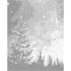 ZUTY Bodkovanie - STROM A NOČNÁ OBLOHA V LESE Rámovanie: bez rámu a bez vypnutia plátna, Rozmer: 40x50 cm