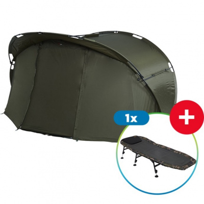 Bivak Prologic C-Series Bivvy 2 Man + Lehátko Prologic Avenger Bedchair 6 Leg