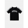 Detské bavlnené tričko adidas čierna farba, s potlačou, JL6139 140