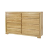 Drewmax Komoda KD356, 150x95x45, dub (Barva dřeva: Přírodní (lakovaná))