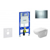 Geberit Set Duofix 111.300.00.5+záv.WC Duravit D-Code vr.sed.SC+tlač.Sigma30 leskChr/matCh 111.300.00.5 NH6