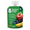 Gerber Organic kapsička jablko banán borůvka a ostružina 90 g