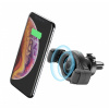 Univerzálny držiak do ventilácie auta s funkciou bezdrôtového nabíjania Cellularline Handy Roll, čierny
