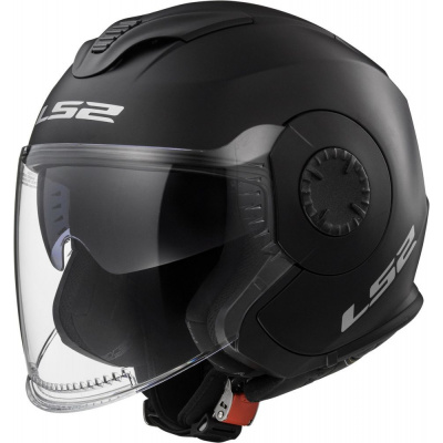 LS2 Helmets LS2 OF570 VERSO SINGLE MONO MATT BLACK - XXL