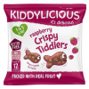 Kiddylicious rybičky chrumkavé malinové (12 g) jemné ovocné chrumky pre deti