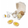 Drevené vajíčka v obale The Little Chef's Eggs Janod 4 magnetické vajíčka J06593