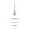 Závesná lampa Enigma 42,5 cm hliník