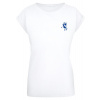 A S Club Ladies Extended Shoulder Tee - white 4XL