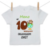 Boodyy Tričko s krátkym rukávom Už 10 mesiacov objavujem svet 80 (9-12 mesiacov)