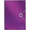 Leitz s gumičkou Wow purpurový ES462962