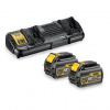 Set batérie a nabíjačky Dewalt XR FLEXVOLT DCB132T2