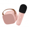 Lalarma Bluetooth Karaoke set mikrofón a reproduktor Ružový
