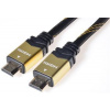 PremiumCord GOLD HDMI + Ethernet kábel, zlac., 2m kphdmet2