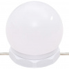 vidaXL Sada toaletného stolíka s LED dub sonoma spracované drevo - Hnedá - 91262-45514