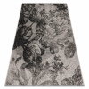 Eoshop KOBEREC SIZAL FLOORLUX 20491 KVĚTINY stříbrný / Černá (Velikost: 240x330 cm)