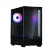 ZALMAN case P10, Mini Tower, mATX, 1xUSB 3.0, 1xUSB-C, 1x 120mm ARGB Fan, černá P10 Black