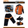 MPS brankársky florbalový set - ORANGE XS
