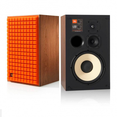 JBL L100 CLASSIC Orange (3 pásmový podlahový reproduktor (cena za pár))