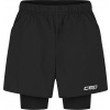CEP Core Run Shorts 2in1 black šortky dámské Barva: Black, Velikost: XS