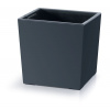 PROSPERPLAST Kvetináč URBI SQUARE LOW 24cm antracit
