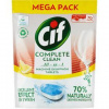 Cif Tablety do umývacky riadu Complete Clean All-in-1 Lemon, 70 ks