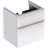 Geberit Smyle Square Skrinka pod umývadlo, 584x470x617mm, 2 zásuvky, závesná, biela lesklá GEB 500.352.00.1