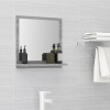 zahrada-XL Kúpeľňové zrkadlo sivý dub sonoma 40x10,5x37cm spracované drevo 815634