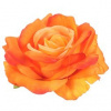 Ruže - umelý kvet, oranžový, cena za balenie (12 ks)