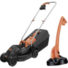 Black & Decker elektrický/á kosačka, strunová kosačka sada vr. zastrihávače trávnika 1000 W/250 W Šírka kosenia 32 cm; BEMW351GL2-QS