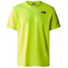 THE NORTH FACE M S/S RED BOX TEE LEDYELLW/TNFBLK - M