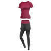 Merco Runner Long 2W fitness set plum veľ. S
