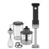 Kitchenaid bezdrôtový tyčový mixér 5KHBRV05BM s príslušenstvom