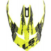 LS2 Helmets LS2 MX470 PEAK CLAW MAT HI VIS YELLOW