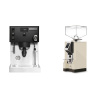 Rancilio Silvia PRO X, black + Eureka Mignon Specialita, CR cream