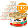 Gourmet Gold Savoury Cake konzervy pre mačky hovädzie 12× 85 g