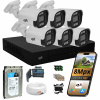 Monitorovací set DVS so 6 analógovými kamerami 8 Mpx s duálnym svetlom