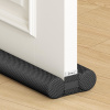 Těsnění pod dveře proti průvanu a hluku 91 cm, černé Nové