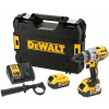 DeWALT DCD991P2 bezuhlíková vrtačka / šroubovák 95Nm, XRP (18V/2x5,0Ah) kufor Tstak